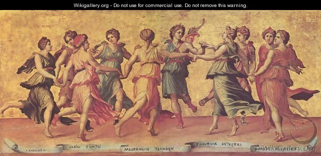 Dance of Apollo with the Muses - Giulio Romano (Orbetto)