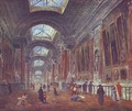 Art Gallery of the Louvre, detail - Hubert Robert
