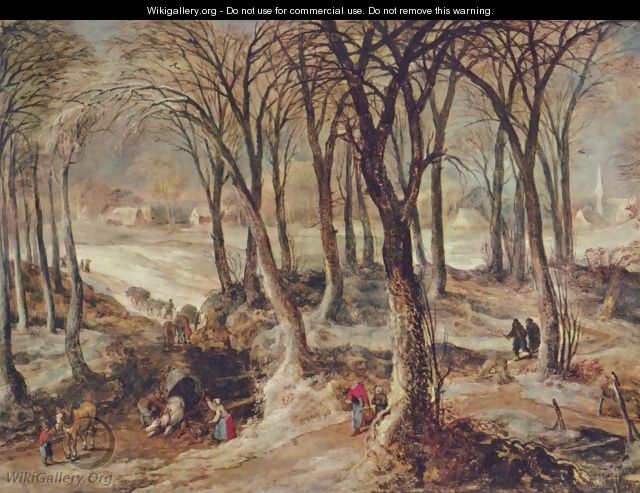 Winter landscape 6 - Joos or Josse de, The Younger Momper