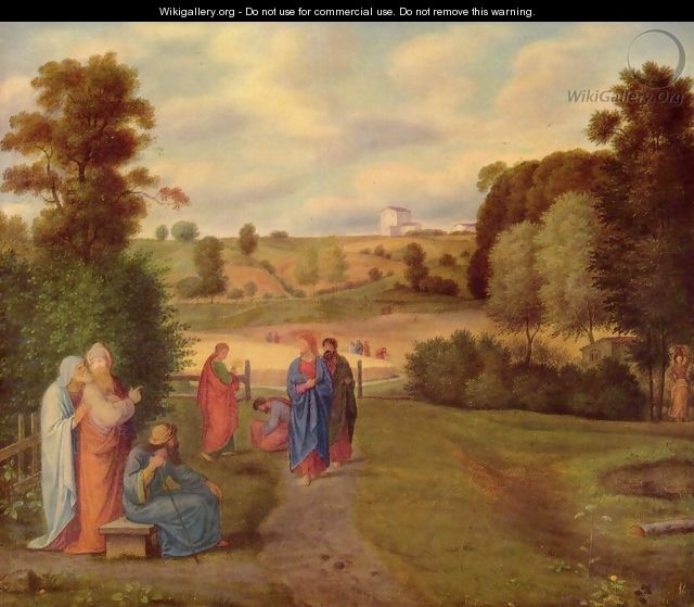 Jesus and his disciples - Johann Heinrich Ferdinand Olivier