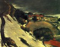 Snow melt in L'Estaque - Paul Cezanne