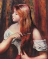 Young Girl Combing Her Hair 2 - Pierre Auguste Renoir