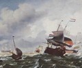 Ships in a Storm - Ludolf Backhuysen