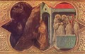 Coronation of the Virgin with scenes from the life of Saint Benedict, predella of St. Benedict and tried by the devil monk - Lorenzo Monaco