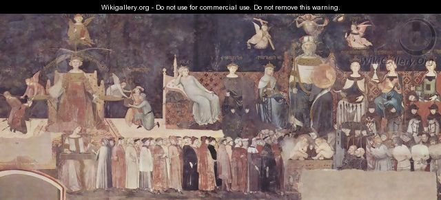 Allegory of Good Government - Ambrogio Lorenzetti