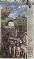 Frescoes in the Camera degli Sposi in the Palazzo Ducale in Mantua, scene Waiting grooms - Andrea Mantegna