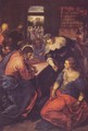 Christ with Mary and Martha - Jacopo Tintoretto (Robusti)