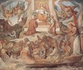 Frescoes in the Casa Massimo in Rome, Dante Hall, scene atonement ship and sounds from the purification mountain of the Purgatorium - Joseph Anton Koch