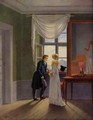 Couple at the window - Georg Friedrich Kersting