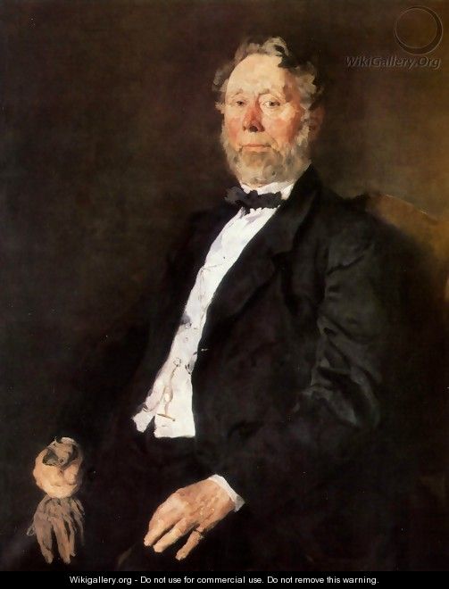 Portrait of Johann Heinrich Pallenberg - Wilhelm Leibl