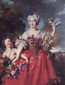 Portrait of Marquise de Gueydan as Flora - Nicolas de Largilliere