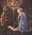 Adoration of the Child and St. Bernard - Fra Filippo Lippi