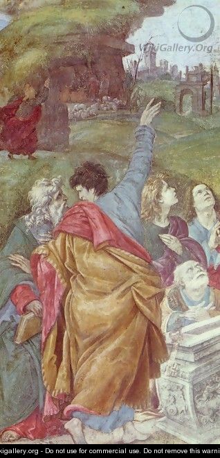Ascension, detail - Filippino Lippi