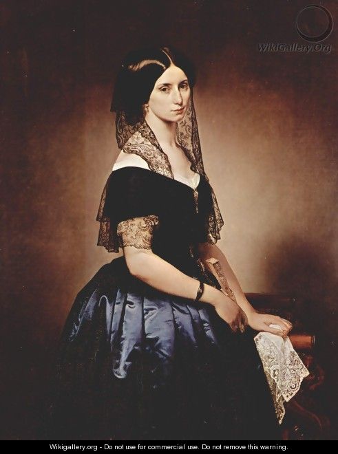 Portrat of Antonietta Tarsis Basilico - Francesco Paolo Hayez