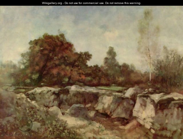 Rock of Fontainebleau - Nicolae Grigorescu