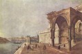 Capriccio with Venetian motifs - Francesco Guardi