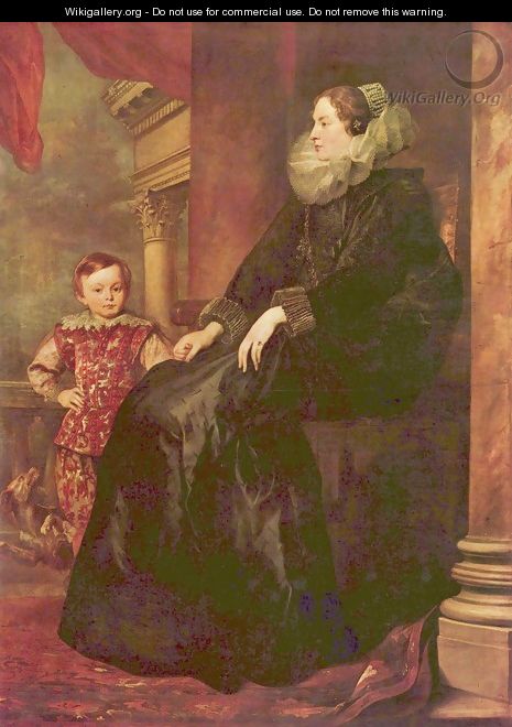 Portrait of Paolina Adorno - Sir Anthony Van Dyck