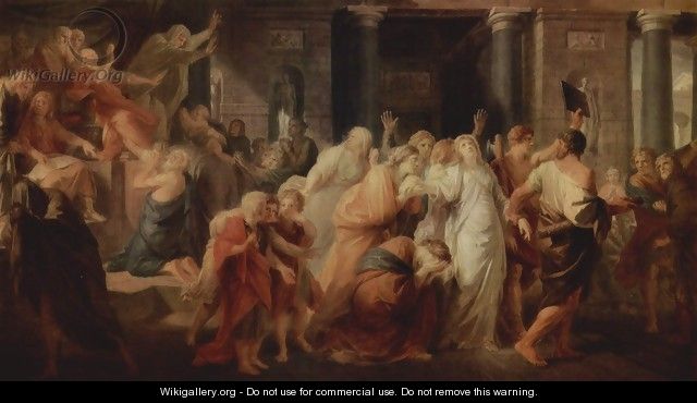 Execution of a vestal virgin - Friedrich Heinrich Fuger