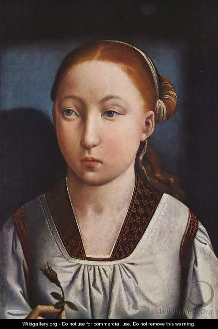 Portrait of a young girl - Juan De Flandes