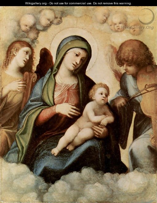 Madonna and musician angels - Correggio (Antonio Allegri)