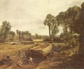 Boat building in Flatford - John Constable