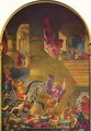 Mural for Saint-Sulpice in Paris, Chapel of the Holy Angels, Scene expulsion of Heliodorus from the Temple - Eugene Delacroix