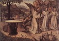 Appearance of three angels before Abraham, fragment - Antonello da Messina Messina