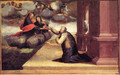 Mystical grinding of St. Catherine with Christ - Domenico Beccafumi
