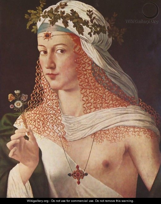Courtesan (portrait of Lucrezia Borgia) - Bartolomeo Veneto