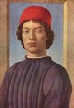 Portrait of a young man with red cap - Sandro Botticelli (Alessandro Filipepi)