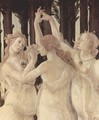 Spring (Primavera), Detail Three Graces - Sandro Botticelli (Alessandro Filipepi)