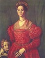 Portrait of a young woman with her son - Agnolo Bronzino