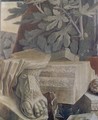 St. Sebastian, detail of fragments of sculpture and architectural fragments - Andrea Mantegna