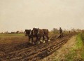 Clydesdales At Work - John Falconar Slater