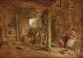 Interior Of Ruined Mill Near Chippenham - Alfred Provis