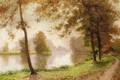 River Landscape 2 - Albert Gabriel Rigolot