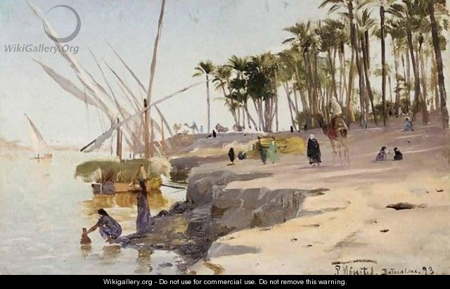 Along The Nile - Peder Monsted