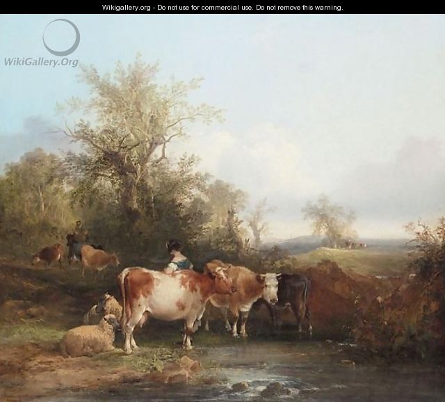 The Watering Place 2 - William Shayer, Snr