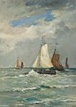 Boats Sailing On The Sea - Gerard Van Der Laan