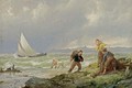 Stormy Weather Of The Coast - Pieter Cornelis Dommershuijzen