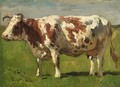 A Cow In A Field - Willem Roelofs