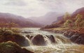 Falls On The Llugny, North Wales - William Mellor