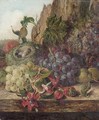 Still Life Of Fruit And Flowers - (after) George Lance