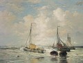 The Departure Of The Fishing Fleet, Scheveningen - Hendrik Willem Mesdag