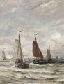 Bomschuiten At Sea 4 - Hendrik Willem Mesdag