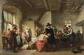 A Merry Company At The Inn - Herman Frederik Carel ten Kate