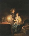 The Flirtation - Petrus Van Schendel