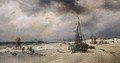 A'L A´approche D A'Un Orage. Plage De La Panne A' - Francois Etienne Musin