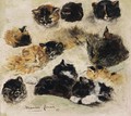 A Study Of Cats 2 - Henriette Ronner-Knip