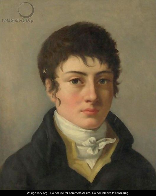 Portrait Of A Young Man - Louis Léopold Boilly